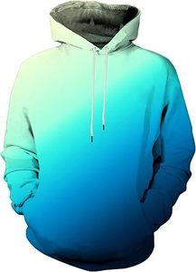 Sweat-shirts décontractés personnalisés par sublimation pour hommes, 100 % polyester polaire respirant à séchage rapide, impression intégrale graphique, vente en gros - Product Image 3