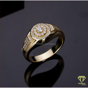 Bague en argent sterling 925 avec diamant moissanite, pierre centrale ronde, bijoux fins et élégants pour la vente en gros, au détail et aux revendeurs - Product Image 2