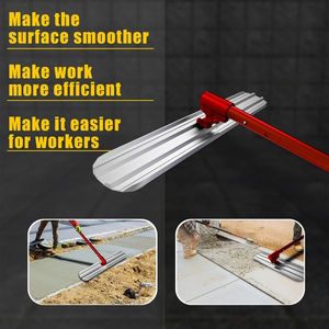 48 by 8 Concrete Bull <b>Float</b> Magnesium Aluminum Alloy with 4 Combinable Handles Durable Concrete Spreader Tool Model D0100HA8YZY - Product Image 6