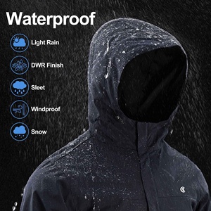 Men's Thin <b>Summer</b> Outdoor <b>Lightweight</b> Breathable Long-sleeved Hooded Windbreaker <b>Jacket</b> Sun Protection Solid Waterproof - Product Image 4