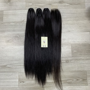 Nueva Llegada Natural Recto Crudo Cabello Vietnamita Doble Extensiones 2x6 HD Extensiones de Trama de Cierre Cabello Humano Vietnam - Product Image 5
