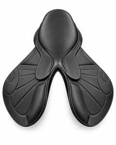 Selle d'équitation anglaise personnalisable – Artisanat en cuir de qualité supérieure, selle d'équitation anglaise en cuir noir faite à la main avec étriers - Product Image 5