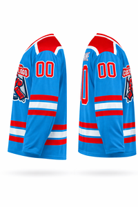 เสื้อฮอกกี้น้ำแข็งแบบใหม่ปี 2026 สำหรับนักกีฬามืออาชีพ ผ้าโพลีเอสเตอร์ ระบายอากาศได้ดี แห้งเร็ว คุณภาพสูง ทรงหลวม น้ำหนัก 220 กรัม สำหรับทั้งชายและหญิง - Product Image 5