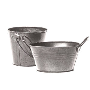 ถังน้ำแข็งโลหะปรับแต่งโลโก้ถังแช่เครื่องดื่มถังแช่เบียร์แชมเปญเหล็กทรงรีพร้อมที่จับ - Product Image 4