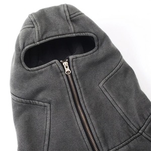 Wholesale Balaclava Hoodie Custom Streetwear Pullover Hoodie OEM Cotton Fleece <b>Sweatshirt</b> for Men Women Unisex Fashion Supplier - Product Image 3