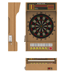 Meilleure vente : Machine à fléchettes commerciale avec écran LED électronique et logo personnalisé, jeux de fléchettes inclus, pour l'exportation - Product Image 3