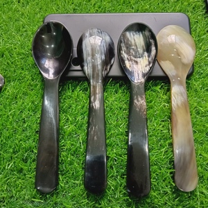 <b>BUFFALO</b> <b>HORN</b> SPOONS LONG HANDLE - Product Image 1