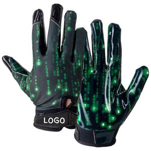 Guantes Deportivos Transpirables Ligeros con Logotipo Personalizado, Impresión Matrix, Dedos Completos, Compatibles con Pantalla Táctil, Cierre de Gancho y Bucle, Estilo Americano - Product Image 3