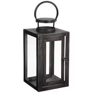 Ensemble de lanternes en métal d'extérieur, porte-bougie géométrique en fer, support de bougie LED, lanterne décorative pour jardin et patio - Product Image 4