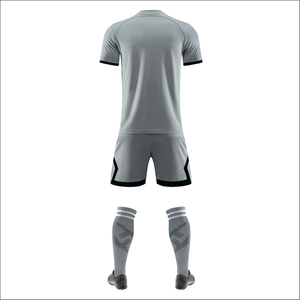 Nuevo Conjunto de Uniforme de Fútbol para Hombre, 100% Poliéster, Cuello en V, Tejido de Malla, Secado Rápido, Manga Corta, Transpirable, Ropa Deportiva - Product Image 4