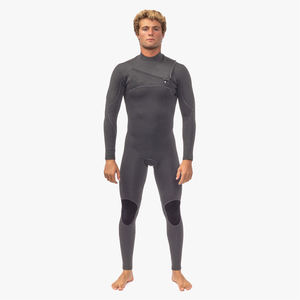 Combinaison de plongée et de surf pour homme en néoprène Yamamoto 4/3 mm avec fermeture éclair sur la poitrine, logo imprimé, logo personnalisé, vêtements de surf Limestone 3m - Product Image 2