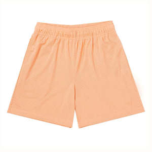 Shorts de sport amples en maille pour hommes avec logo personnalisé, pour la gym, le basketball, l'entraînement, le fitness, le streetwear, avec motif uni, style jogger - Product Image 4