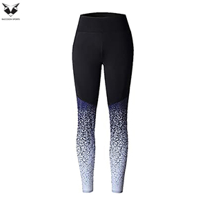 Conjunto Deportivo para Mujer 2026 con Patrón Moteado, Leggings de Fitness de Alta Elasticidad, Bra Deportivo con Bloques de Color, Conjunto de Yoga de Dos Piezas - Product Image 4
