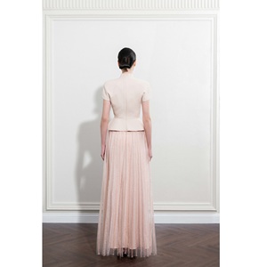 High Fashion Women's High Waisted <b>Skirt</b> ODM Supply NORAH <b>LONG</b> <b>SKIRT</b> Elegant Vertical Pleats Eco Friendly High Waist <b>Long</b> <b>Skirt</b> - Product Image 4