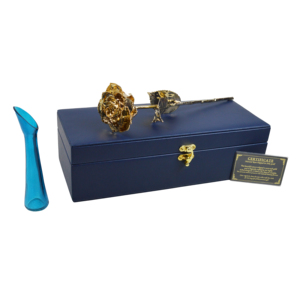 Rose véritable fraîchement confectionnée avec finition plaquée or pur et support en céramique, idéale pour un cadeau d'anniversaire, un cadeau de la Saint-Valentin et le meilleur cadeau pour les couples - Product Image 4