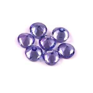 Tanzanite naturelle 9 mm, taille ronde, facettée, calibrée, pierre précieuse certifiée, pour la fabrication de bijoux, fournisseur en gros - Product Image 3