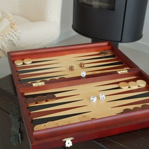 High-Quality Leather Portable <b>Backgammon</b> Board Game <b>Set</b> ODM/OEM Brand LS Model Factory Professional Personalized Pieces Travel - Product Image 3