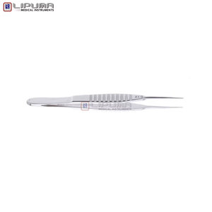 คีมจับเนื้อเยื่อ BONN Iris Forceps ขนาด 10.0 ซม. คีมผ่าตัดเนื้อเยื่อคุณภาพสูง ผลิตจากเหล็กกล้าไร้สนิม คีมจับเนื้อเยื่อ BONN Iris Forceps สำหรับจักษุวิทยาและหู คอ จมูก - Product Image 3