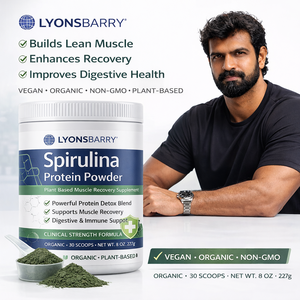 Proteína de Espirulina en Polvo, a Base de Plantas, Antioxidante, Suplemento para la Recuperación Muscular, Vitamina B12, Vida Útil de 24 Meses, Certificado OEM GMP - Product Image 2