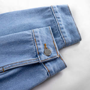 TST 2068.1 Jean en denim vintage pour homme, style streetwear, écologique, 100 % coton, coupe classique, délavage moyen, Vietnam - Product Image 4