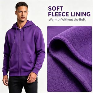เสื้อฮู้ดดี้สตรีทแวร์พรีเมียมสำหรับผู้ชาย แบรนด์สั่งทำพิเศษ ผ้าคอตตอนผสมเนื้อนุ่ม ทรงโอเวอร์ไซส์ สไตล์ลำลองแฟชั่น - Product Image 5