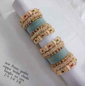 PADMAWATI BANGLES PRIVATE LIMITED Juego de Brazaletes de Lujo para Mujer, Chapados en Oro de Tungsteno, Originales, Regalo de Boda India de Maharashtra - Product Image 1