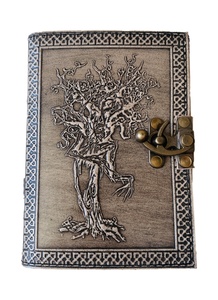 Árbol DE LA VIDA diario de cuero hecho a mano Vintage escritura antigua viaje diseño Regular Sketchbook planificador hechizo Wiccan Notebook - Product Image 2