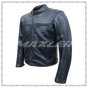 Chaquetas de Motocicleta de Cuero para Hombre, Diseño 2023, a la Moda, de Alta Calidad, Transpirables, de Secado Rápido, Resistentes al Viento, Venta Directa de Fábrica - Product Image 2