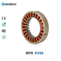 Moteur de robot de rééducation CubeMars RI70 KV95, moteur de couple compact sans balais à faible effet de recul pour articulation d'exosquelette