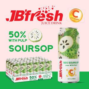 Jugo de Guanábana de la Mejor Calidad con 50% de Pulpa, Bebida de 500 ml, Marca Privada, Muestra Gratuita, JB'FRESH, Fabricante Vietnamita, OEM, MOQ Bajo - Product Image 3