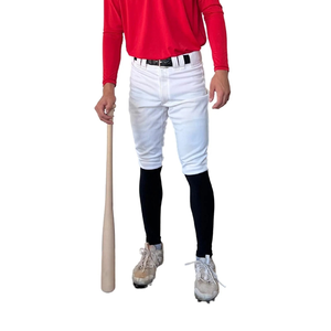 Mangas de compresión para piernas de béisbol unisex azul marino de alta calidad, transpirables, de mezcla de elastano, para soporte de hinchazón, para todas las estaciones. - Product Image 5