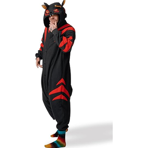 Pijama de Invierno para Mujer, de Forro Polar, con Cierre Frontal Completo, Manga Larga, Diseño de Puntos, Suave y Cómodo, Talla Grande, Precio Económico - Product Image 2