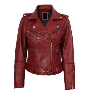 Chaqueta de Cuero para Mujer de Uso Diario, Diseño Elegante, Sensación Cómoda - Product Image 2