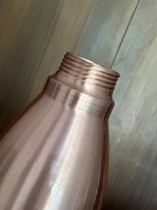 Pure Copper Water <b>Bottle</b> Brushed Finish Leak Proof Ayurvedic Drinking <b>Bottle</b> Reusable Copper <b>Flask</b> Home Office Corporate Gift - Product Image 4