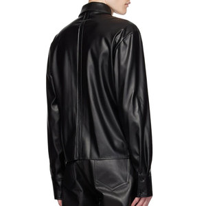 Men's Leather <b>Shirt</b> Men's Sheep Leather <b>Shirt</b> Genuine Sheep Leather <b>Shirt</b> Custom Leather - Product Image 3