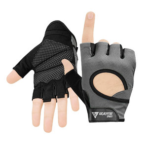 Gants de sport EUCALYPTUS à demi-doigts, en maille respirante, antidérapants, avec sangle de poignet réglable, unisexes, pour la musculation et le fitness - Product Image 4