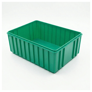 OEM Custom PP Plastic <b>Storage</b> Crate <b>Stackable</b> Goods Handling <b>Container</b> - Product Image 1