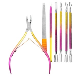 Coupe-cuticules en acier inoxydable, pousse-cuticules, outils de manucure, ciseaux durables pour l'art des ongles - Product Image 6
