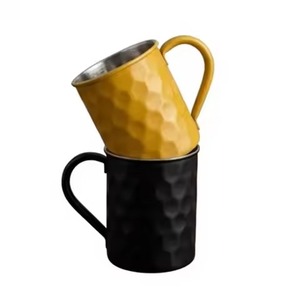 GOOD DESIGN 100% Pure <b>Copper</b> Moscow Mule Mug 16 Oz Solid Pattern <b>Screw</b>-On Cap & Hand Grip Dishwasher Safe Party Use - Product Image 3