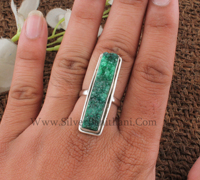 Bague en argent sterling avec améthyste naturelle verte druzy, sertie classique, pierre brute géode, pour femme, mariage, fête