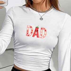 เสื้อเชิ้ตผู้หญิงแขนยาวพิมพ์ลายสตรอเบอรี่สไตล์ Y2K - Product Image 2