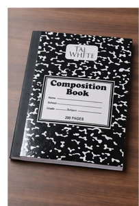สมุดโน้ตแบบเย็บด้าย ทนทาน เหมาะสำหรับเขียนเรียงความในโรงเรียน กระดาษเส้นบรรทัดกว้าง - Product Image 3