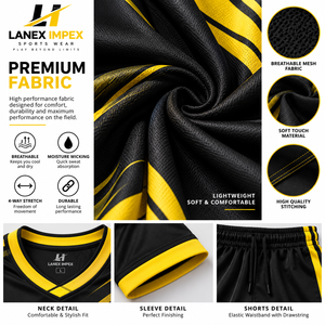 Custom Soccer Team Uniform Set Breathable Football Jersey Shorts and <b>Socks</b> Personalized Sublimation Sportswear for Men and Youth - Product Image 5