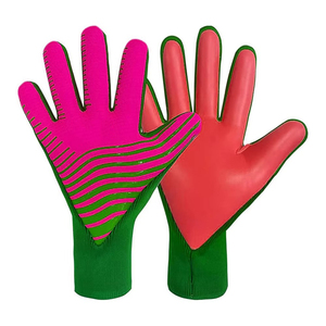 Guantes de Portero de Fútbol de Látex de Alta Calidad, Antideslizantes y Transpirables, con Colores Personalizados y Diseño Profesional para Entrenamiento - Product Image 2