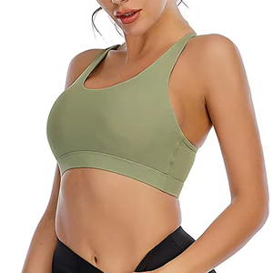 Soutien-gorge de sport à dentelle pour femme, maintien élevé, couvrance complète, respirant, anti-humidité, féminin - Product Image 6