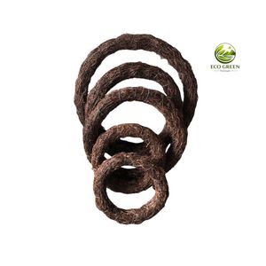 Rustic Christmas <b>Wreath</b> Base Handmade from Natural Rattan for DIY Seasonal and Wedding Decor - Product Image 6