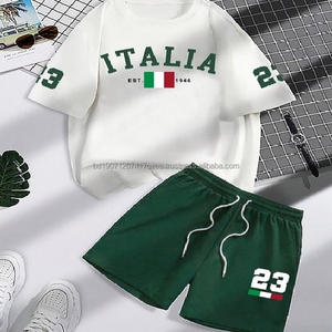 Conjunto Deportivo Casual de Verano para Hombre, Camiseta y Pantalones Cortos, 2 Piezas, Conjuntos de Verano para Hombre, Conjuntos Deportivos para Hombre Disponibles - Product Image 4