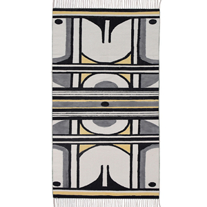 Modern NYKO MART Bohemian Geometric Pattern Eco-Friendly Cotton <b>Washable</b> Flat Weave <b>Rugs</b> for Living Room Bedroom Garden - Product Image 1