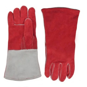 Guantes de Soldadura de Cuero de Primera Calidad CAPTAIN INDUSTRY CI-WG-107, Protección UV, Impermeables, Antideslizantes, Dedos Completos, para Uso en Exteriores - Product Image 3