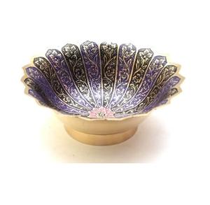 Bol décoratif en métal sculpté à la main, finition antique, motif floral, pour servir des friandises, dernier design, bol à fruits - Product Image 1